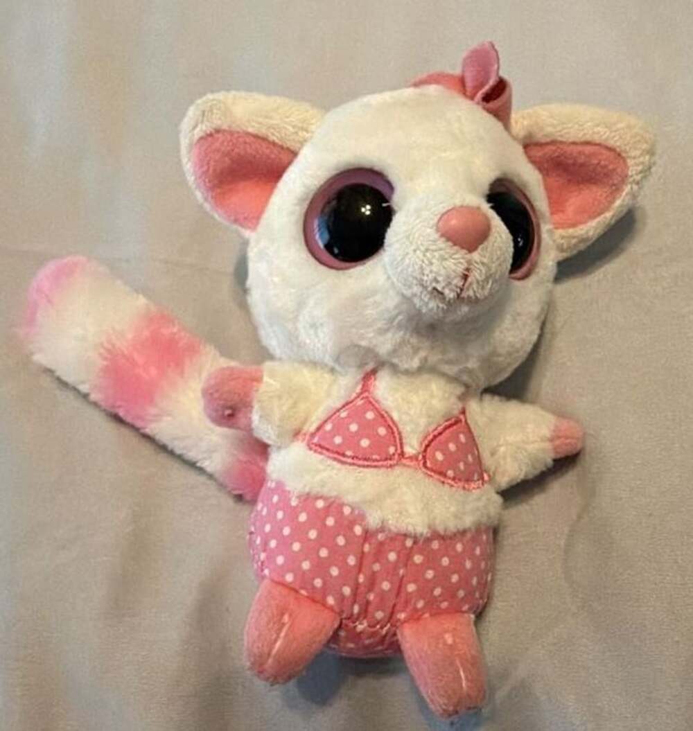 Aurora World YooHoo & Friends Pammee Fennec Fox Plush in Bikini 6"